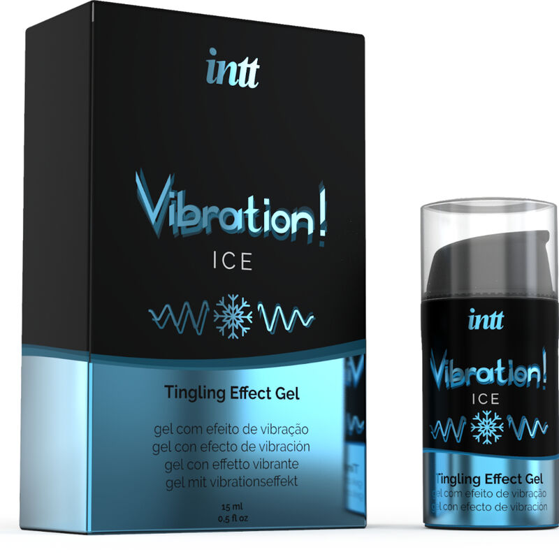 Intt - potente estimulante íntimo gel vibrador efecto frío
