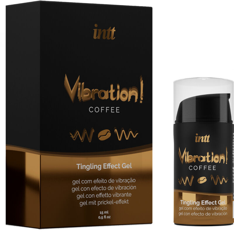 Intt - potente estimulante íntimo gel vibrador liquido café