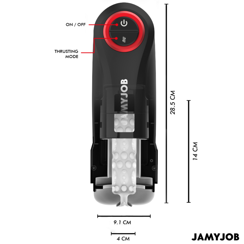 Jamyjob - gravity masturbador vagina automático 5 modos