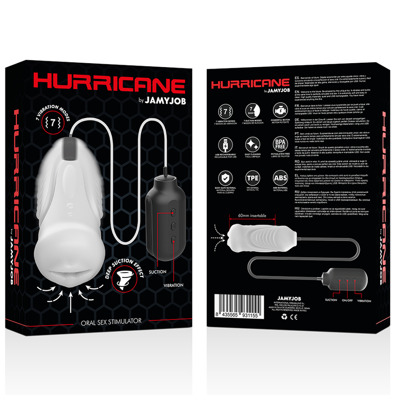 Jamyjob - hurricane succionador sexo oral