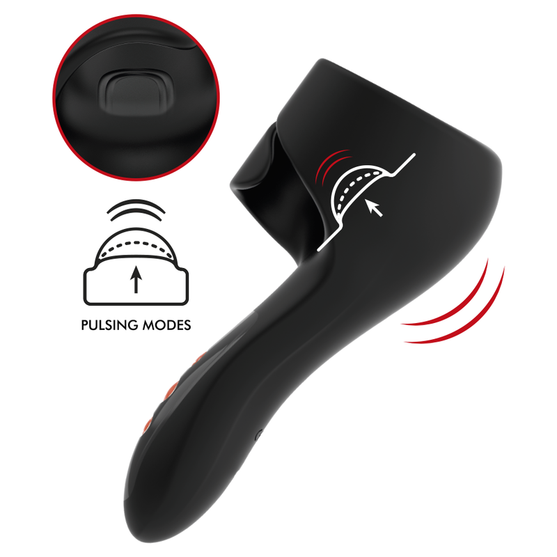 Jamyjob - pulsar masturbador con modos vibración y pulsación