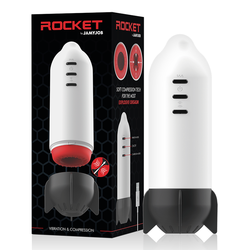 Jamyjob - rocket masturbador tecnología soft compression