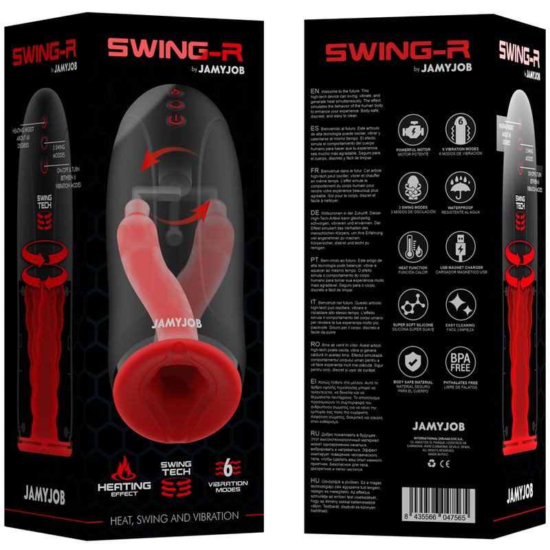 Jamyjob - swing-r masturbador de calor oscilación