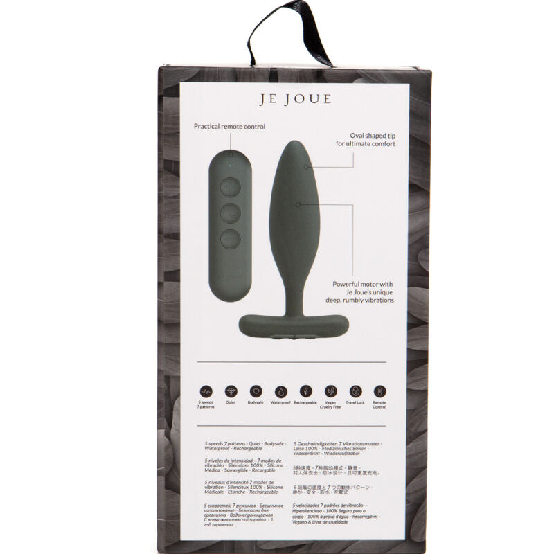 Je joue - vesta plug anal vibrador negro