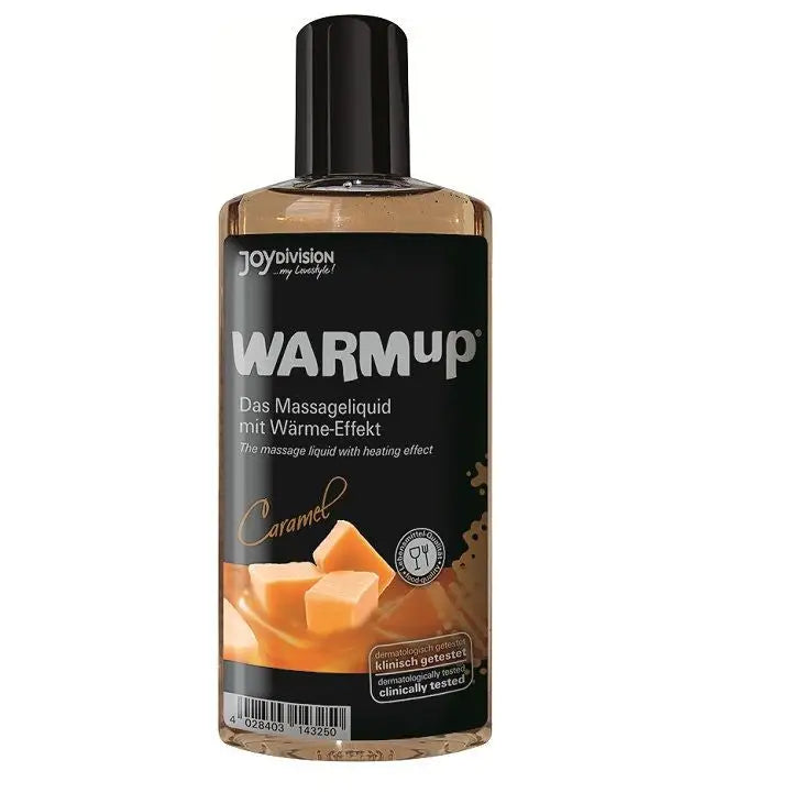 Joydivision warmup - aceite de masaje efecto calor caramelo