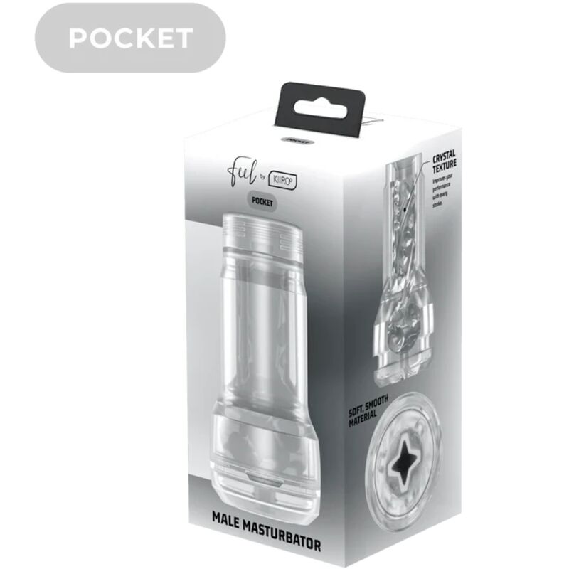 Kiiroo - feel pocket stroker crystal by kiiroo transparente