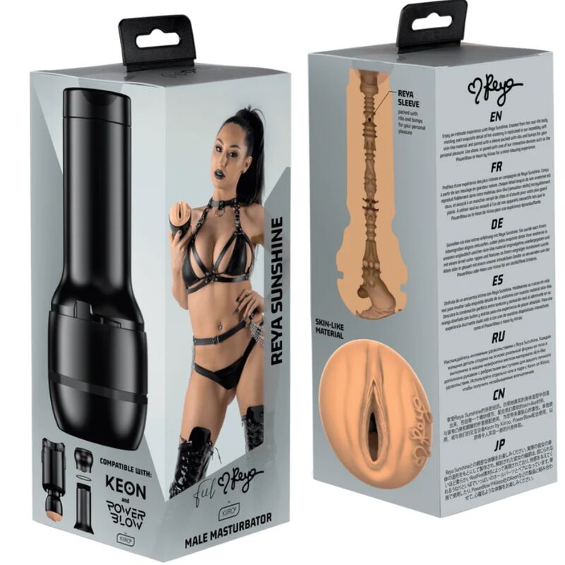 Kiiroo - feel reya sunshine masturbador kiiroo stars