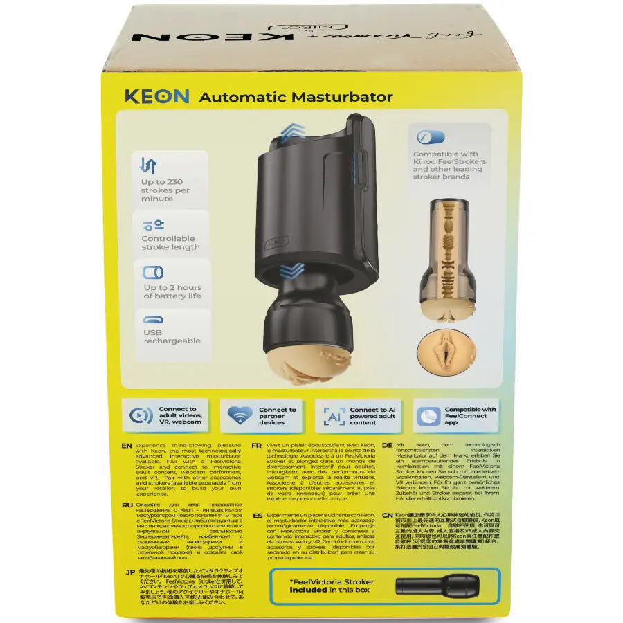 Kiiroo - keon wifi combo victoria june masturbador