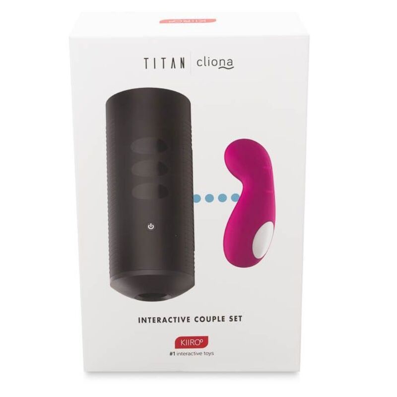 Kiiroo - titan y cliona set parejas lila