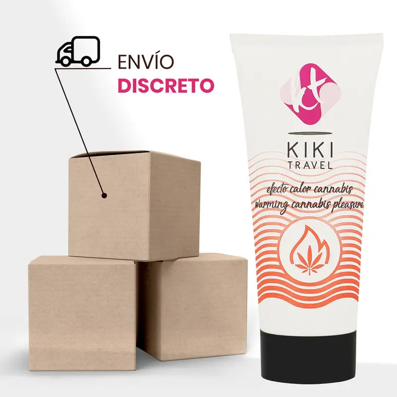 Kikí travel - gel deslizante sabor a cannabis efecto calor