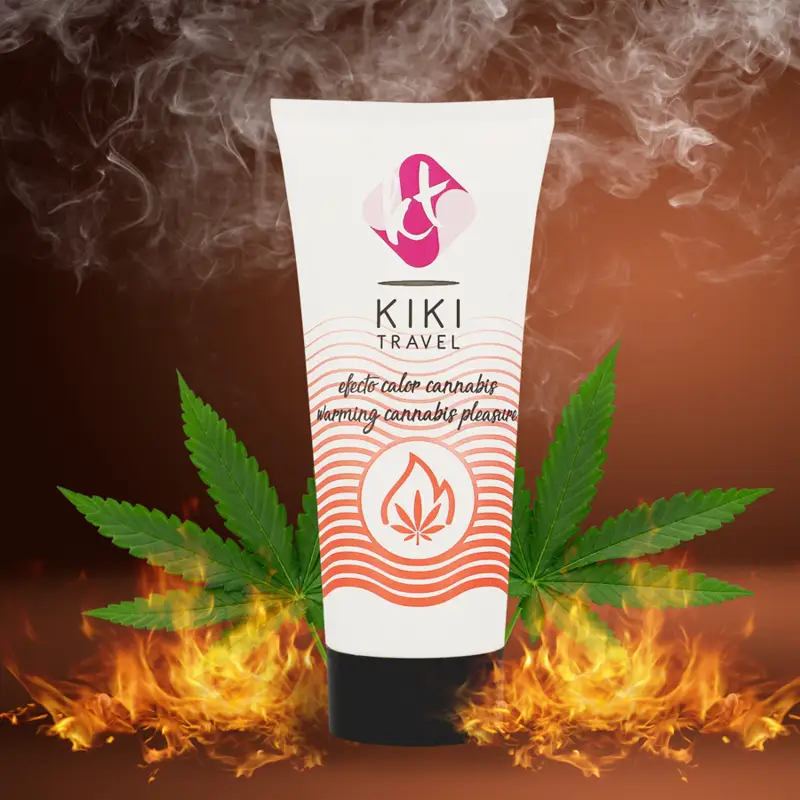 Kikí travel - gel deslizante sabor a cannabis efecto calor
