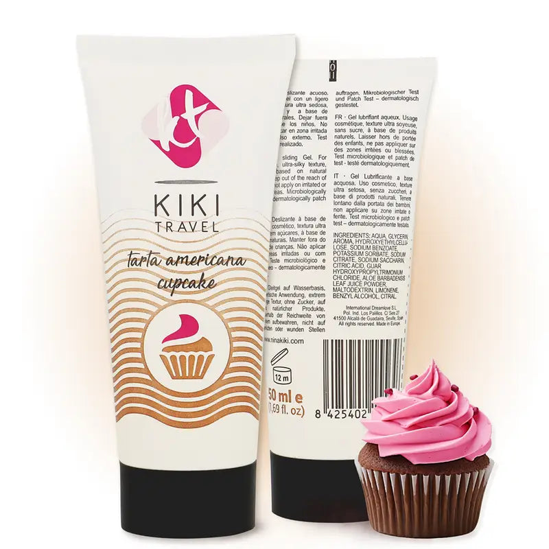 Kikí travel - gel deslizante sabor a tarta americana