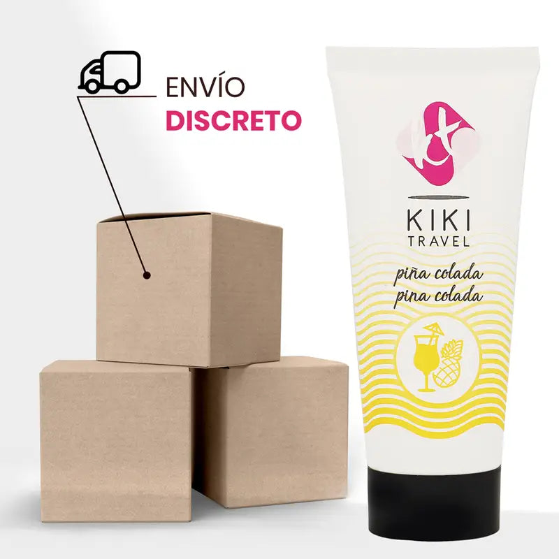 Kikí travel - lubricante sabor a piña colada 50 ml