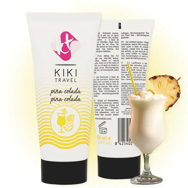 Kikí travel - lubricante sabor a piña colada 50 ml