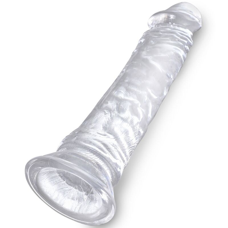 King cock - clear pene realístico 19.7 cm transparente