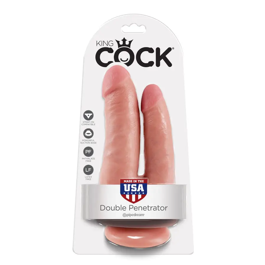 King cock - doble penetración natural