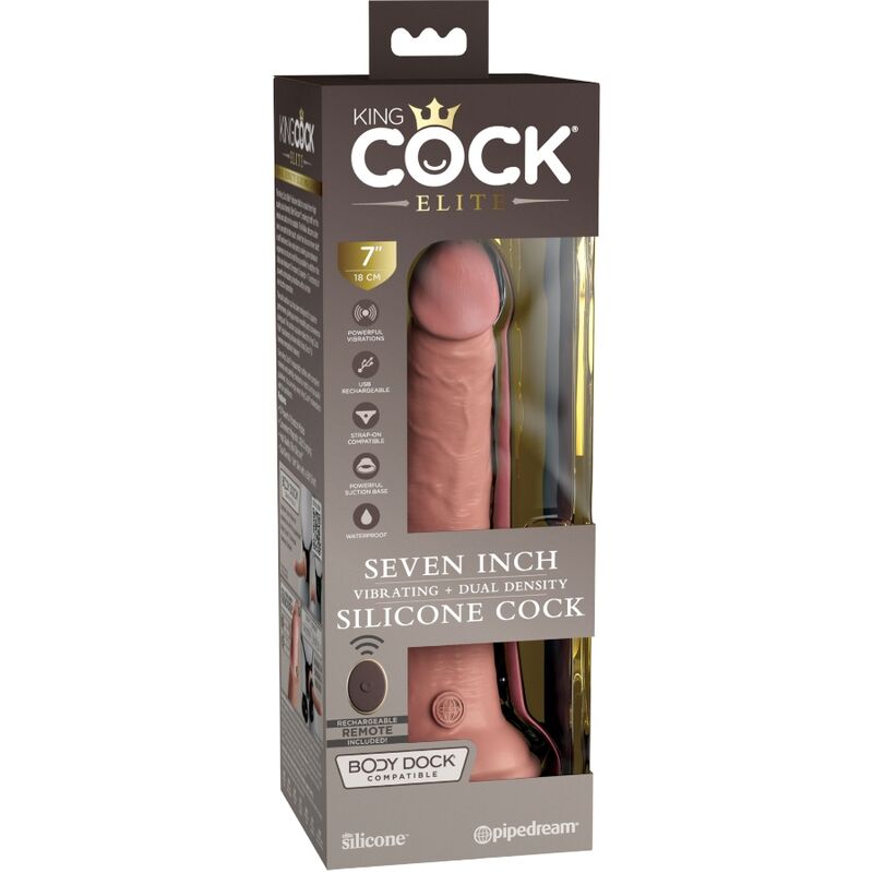 King cock - élite dildo realístico vibrador & silicona