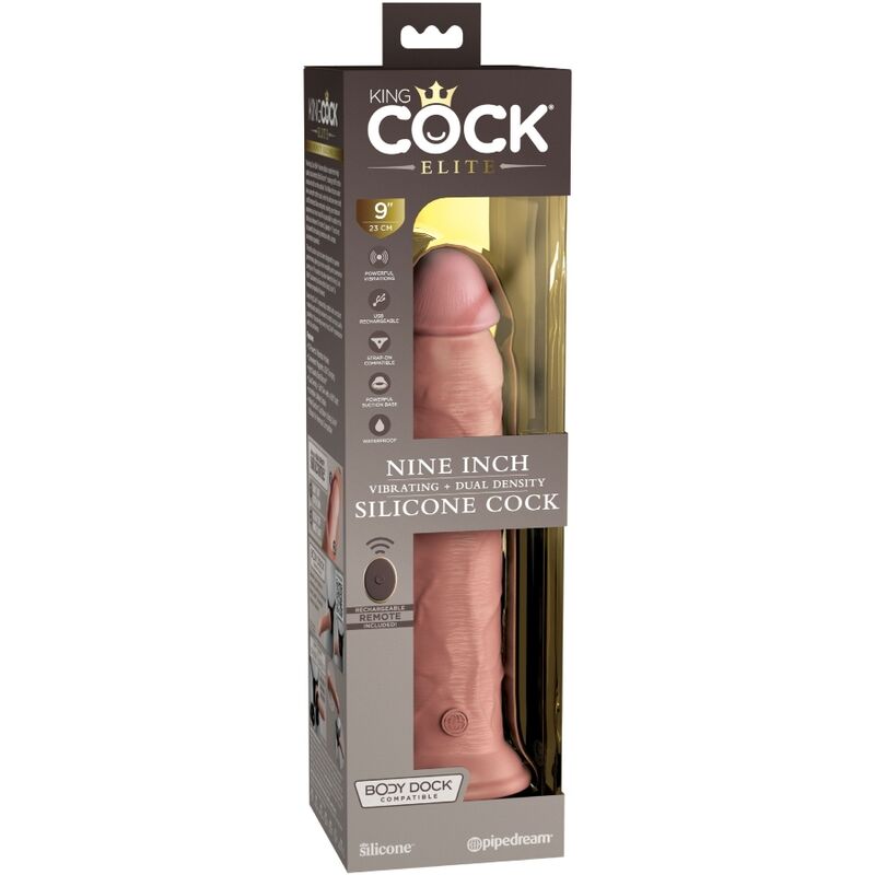 King cock - élite dildo realístico vibrador & silicona