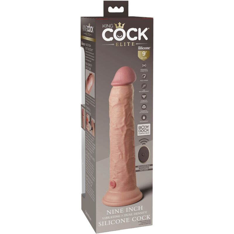 King cock - élite dildo realístico vibrador & silicona