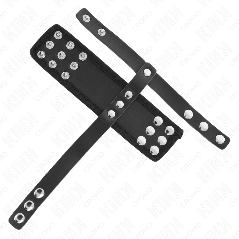 Kink - anillo jaula pene cuero con correa divisoria
