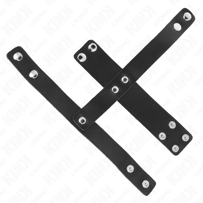 Kink - anillo jaula pene cuero con divisor de bolas