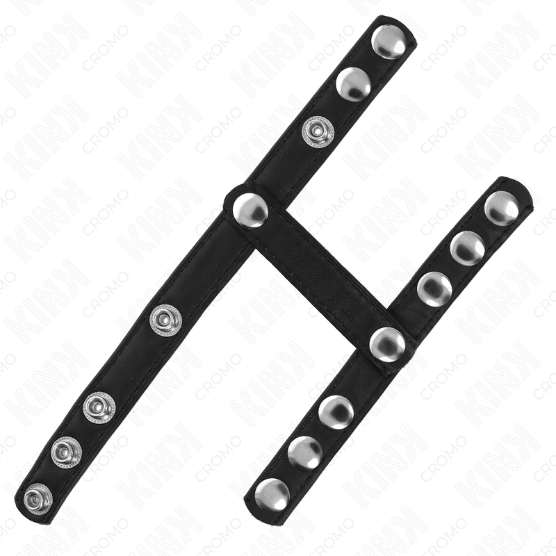 Kink - anillo pene con 3 correas divisoras de bolas