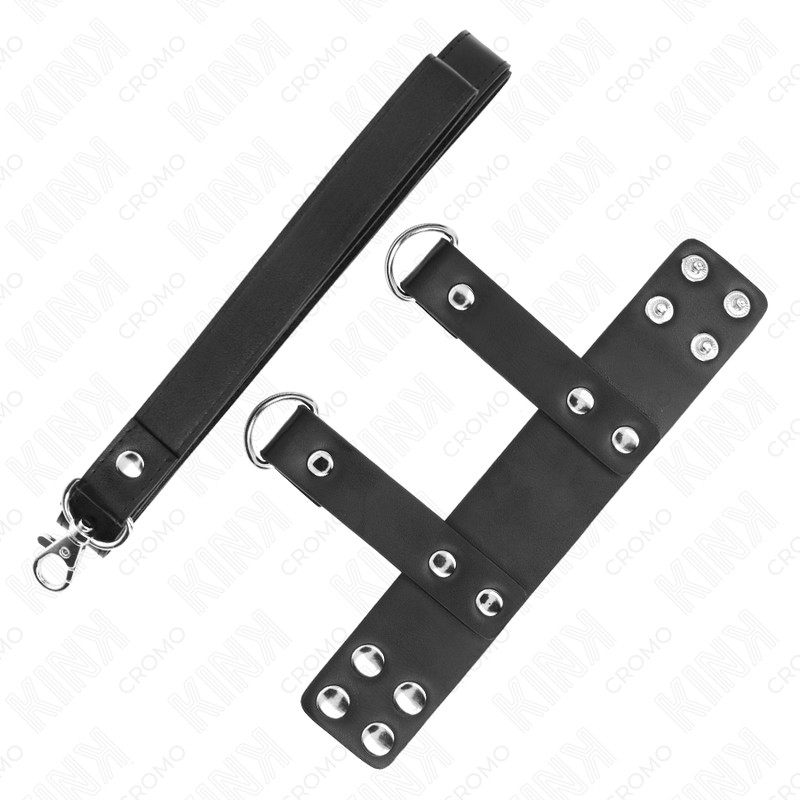 Kink - anillo pene con correa de polipiel ajustable