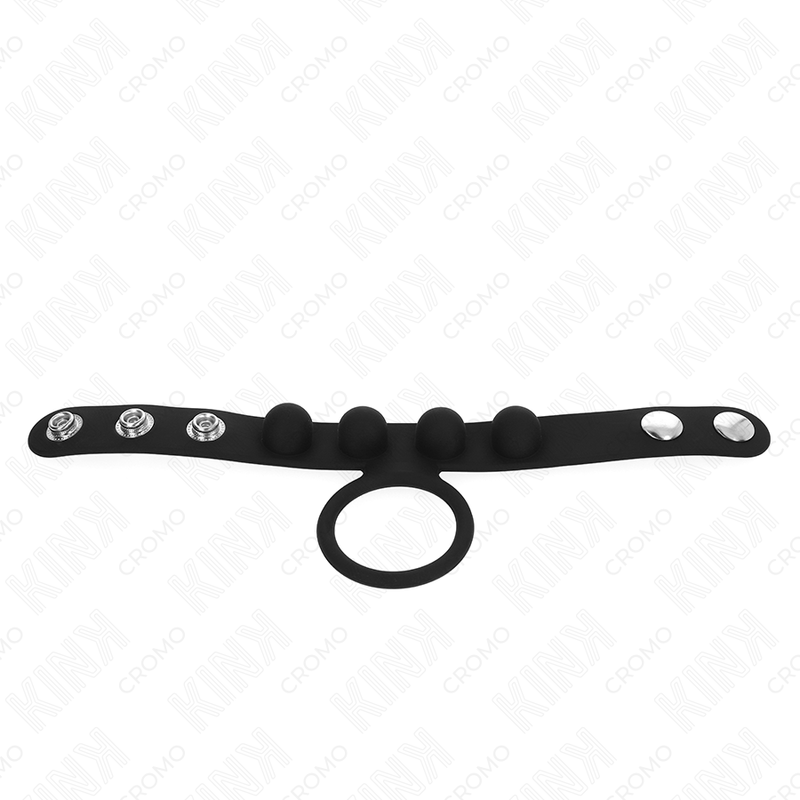 Kink - anillo pene cuero 3.5 cm con cierre a presión 23 x 2