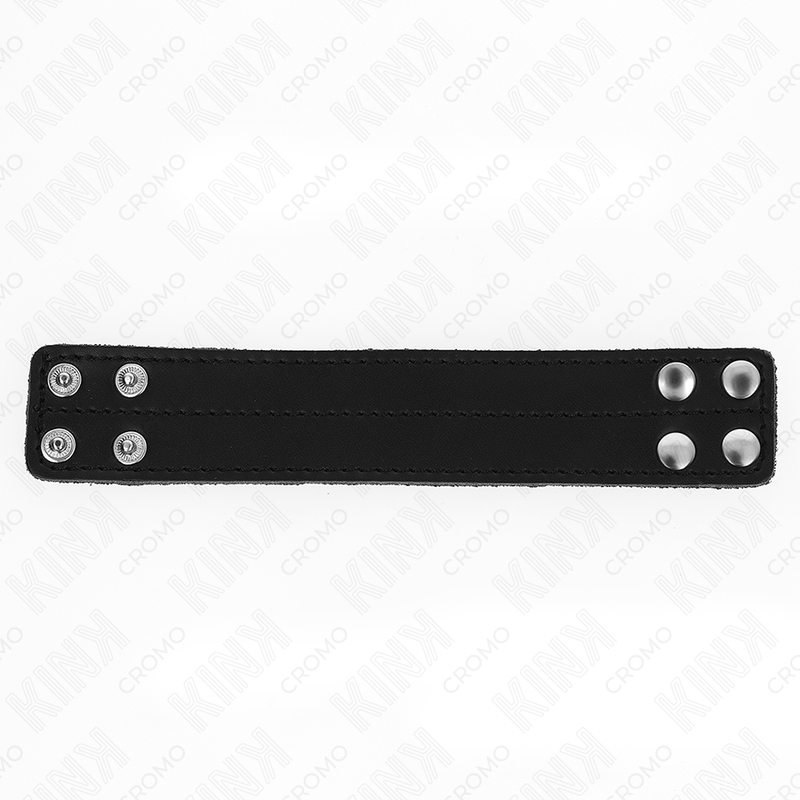 Kink - anillo pene cuero con cierre a presión 18.5 x 3.3 cm