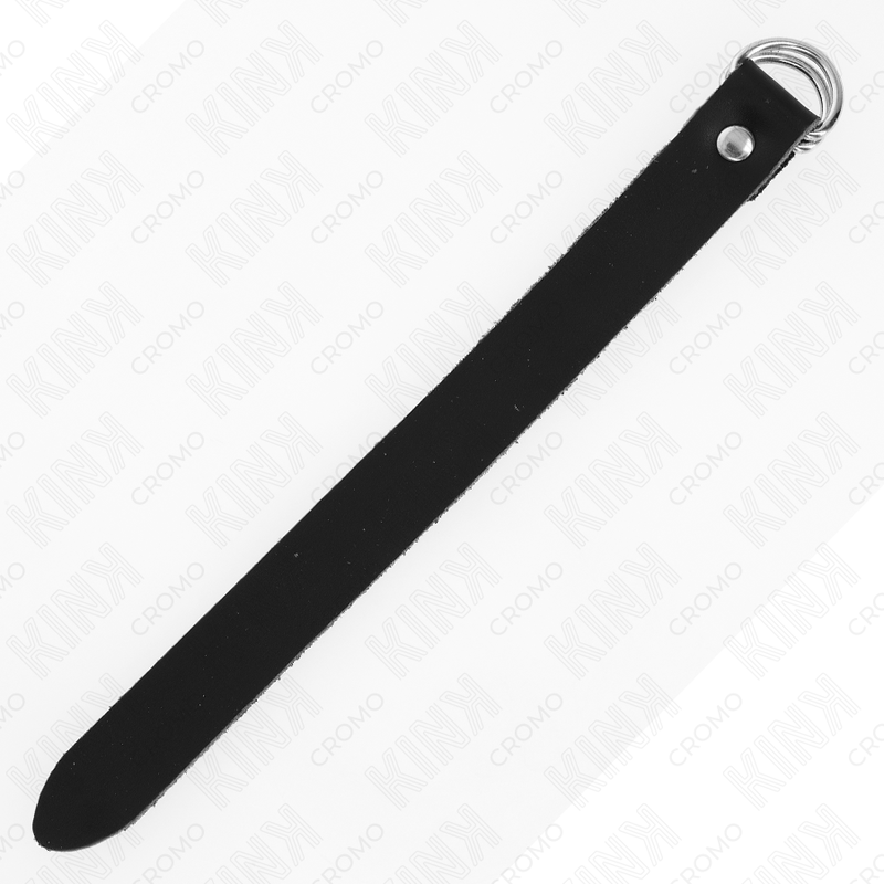 Kink - anillo pene cuero con cierre a presión 22 x 2 cm