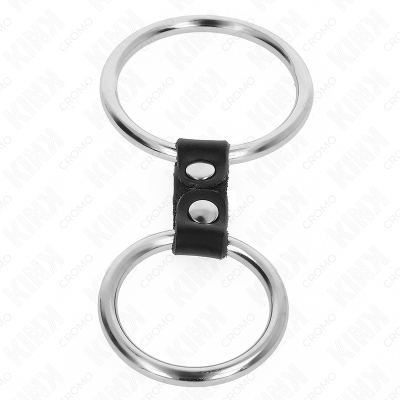 Kink - anillo pene doble metal 3.7 cm a 5 cm conectados