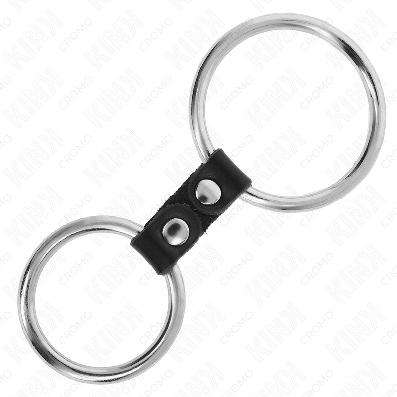 Kink - anillo pene doble metal 3.7 cm a 5 cm conectados