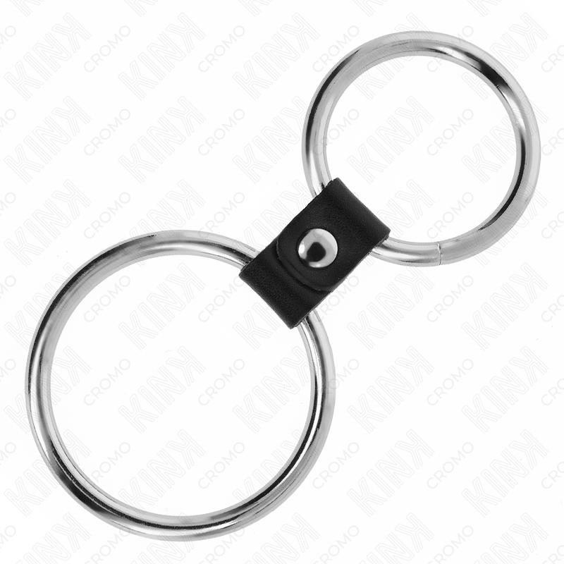 Kink - anillo pene doble metal 3.7 cm a 5 cm conectados