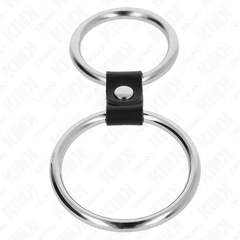 Kink - anillo pene doble metal 3.7 cm a 5 cm conectados