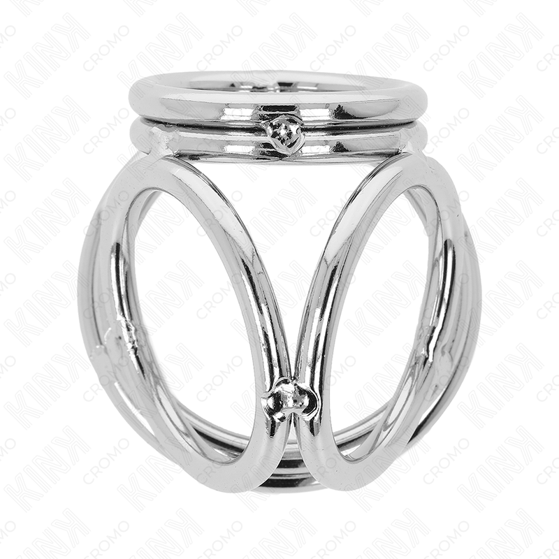 Kink - anillo pene triple metal cromado 3.8 cm a 5 cm