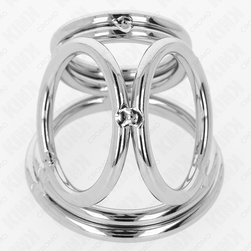 Kink - anillo pene triple metal cromado 3.8 cm a 5 cm