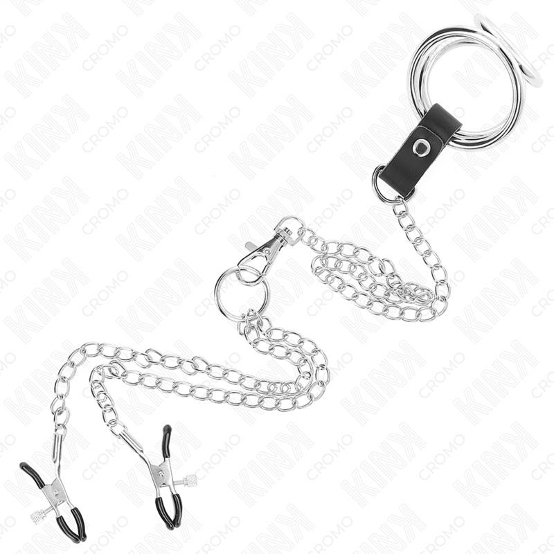 Kink - anillo pene triple metal cromado 3 cm a 4.5 cm
