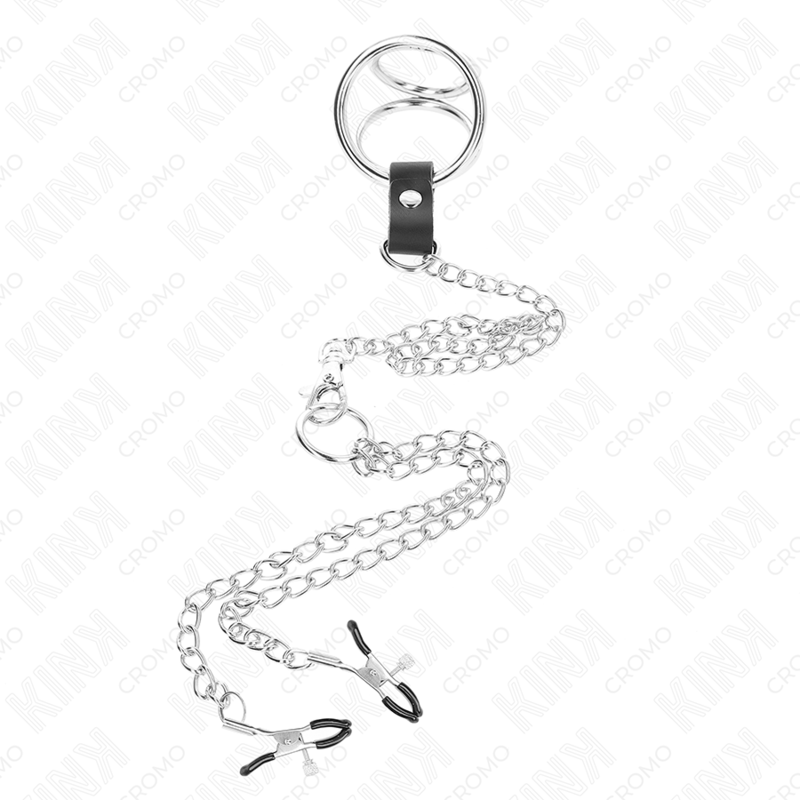 Kink - anillo pene triple metal cromado 3 cm a 4.5 cm