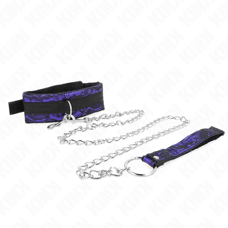 Kink - collar con correa 105 cm corto de encaje