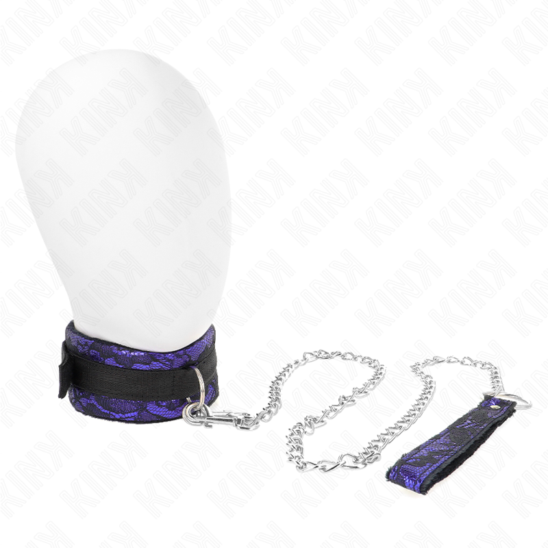 Kink - collar con correa 105 cm corto de encaje