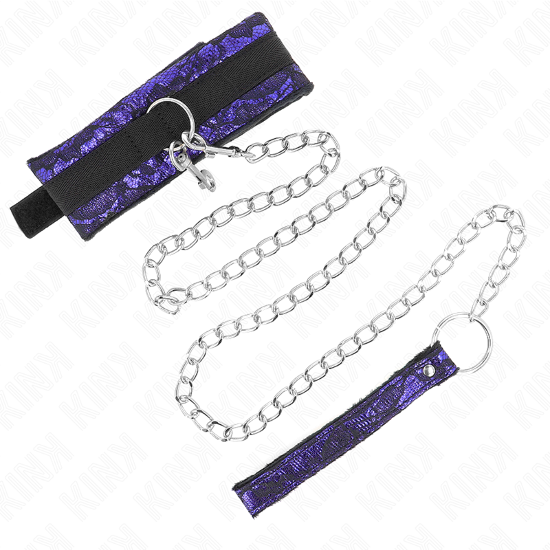 Kink - collar con correa 105 cm corto de encaje