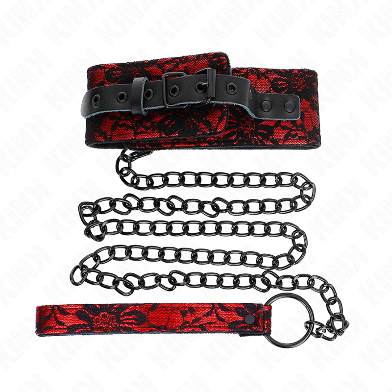 Kink - collar con correa 105 cm de encaje con cinturón