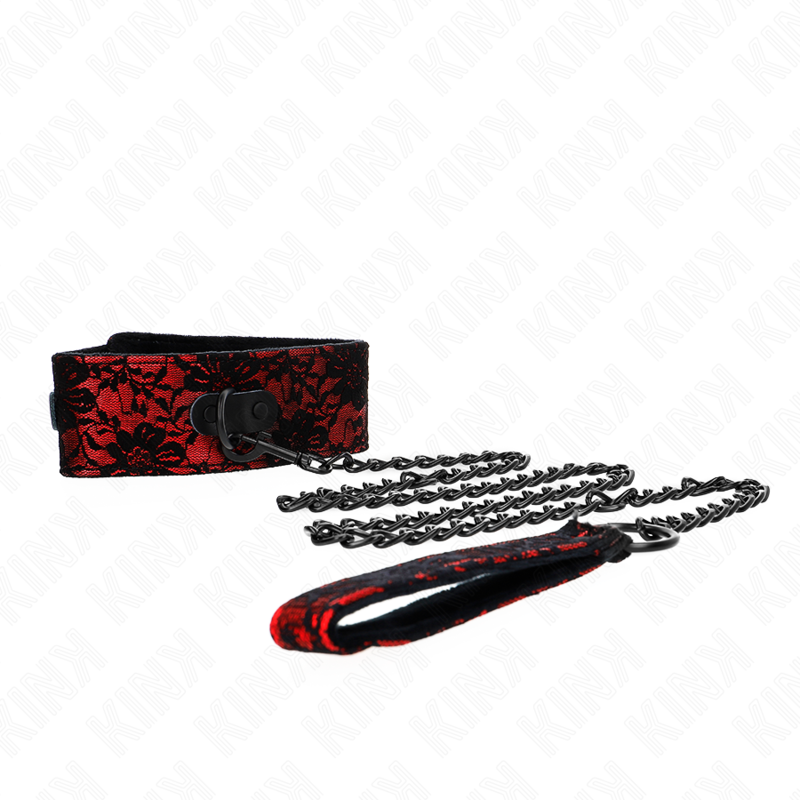 Kink - collar con correa 105 cm de encaje con cinturón