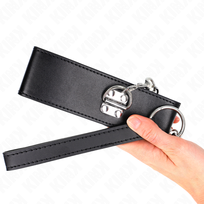 Kink - collar con correa 65 cm ancho negro ajustable
