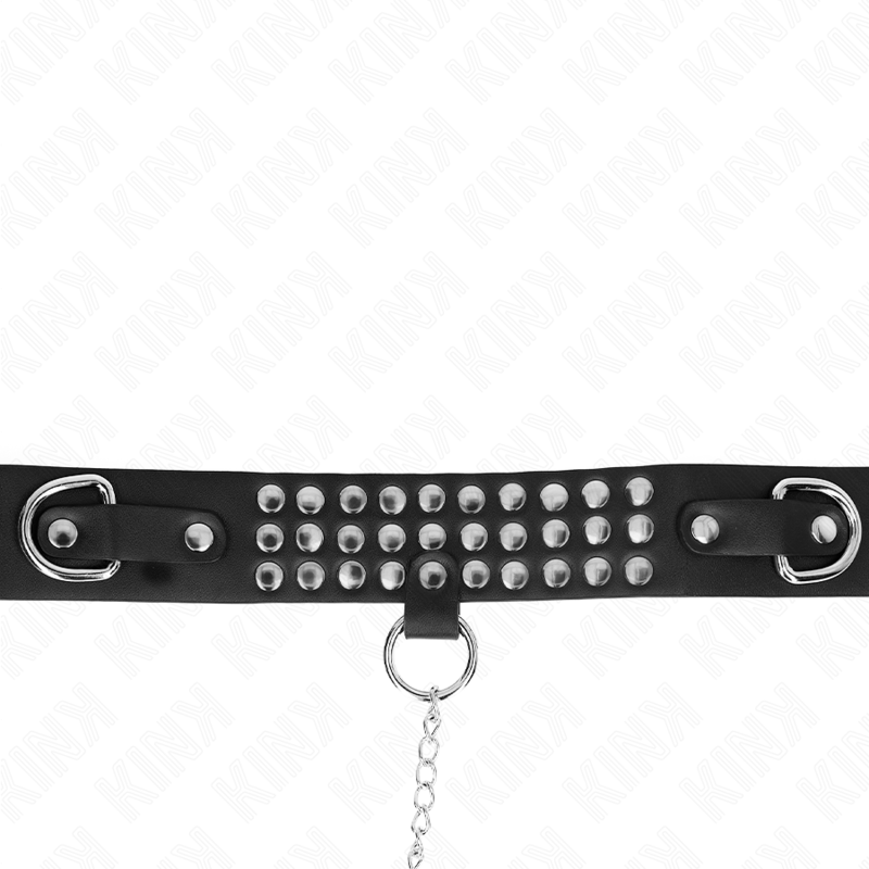 Kink - collar con correa 65 cm con brillos ajustable 37-42