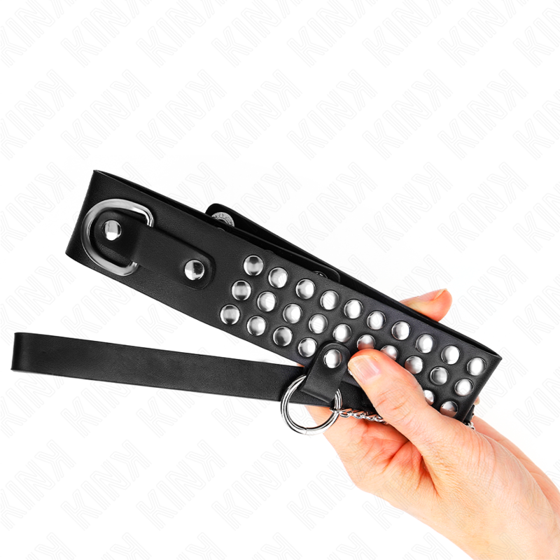 Kink - collar con correa 65 cm con brillos ajustable 37-42