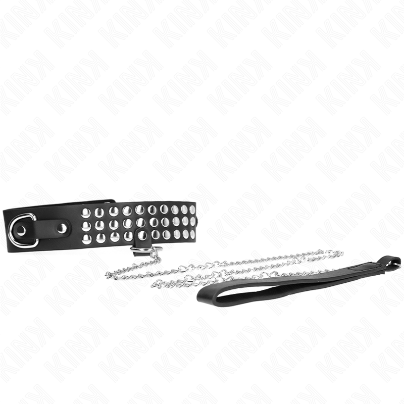 Kink - collar con correa 65 cm con brillos ajustable 37-42