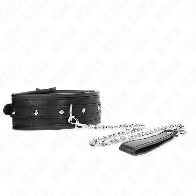 Kink - collar con correa 65 cm hebilla brillante 48.5 cm x