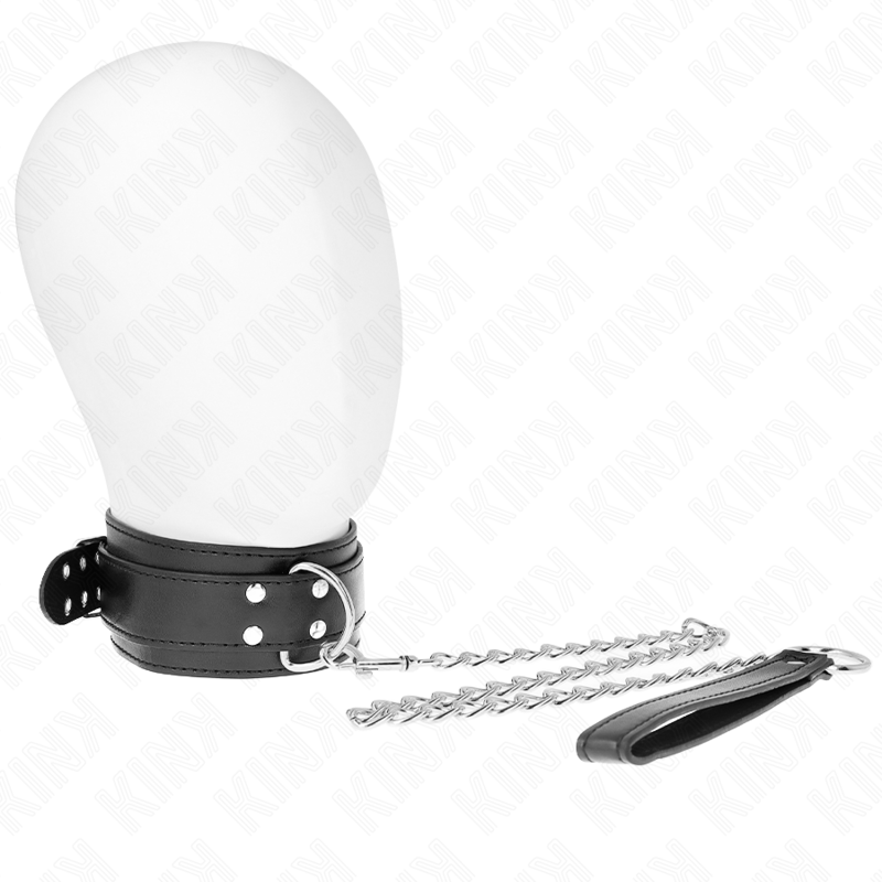Kink - collar con correa 65 cm hebillas plateadas ajustable