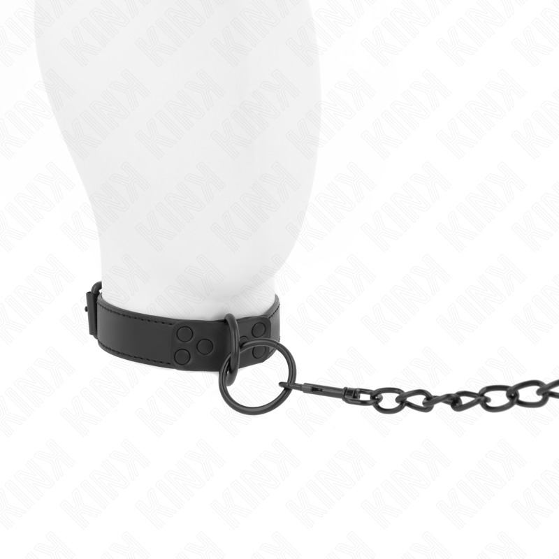 Kink - collar con correa 65 cm oscuro ajustable 37-54 cm x